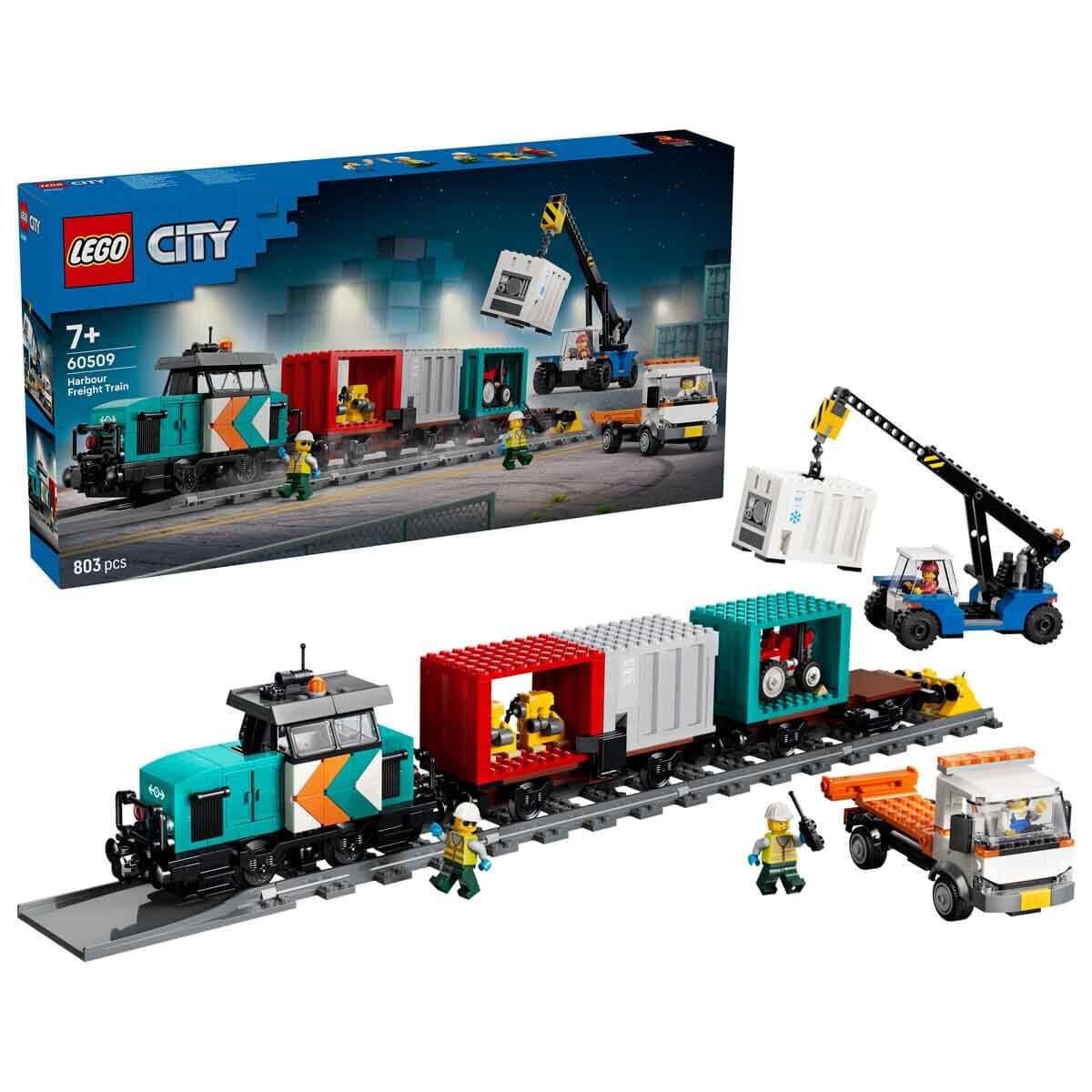 60509 LEGO® City Vinç ve Kamyonlu Liman Yük Treni