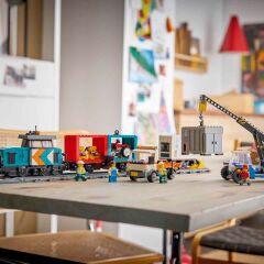 60509 LEGO® City Vinç ve Kamyonlu Liman Yük Treni