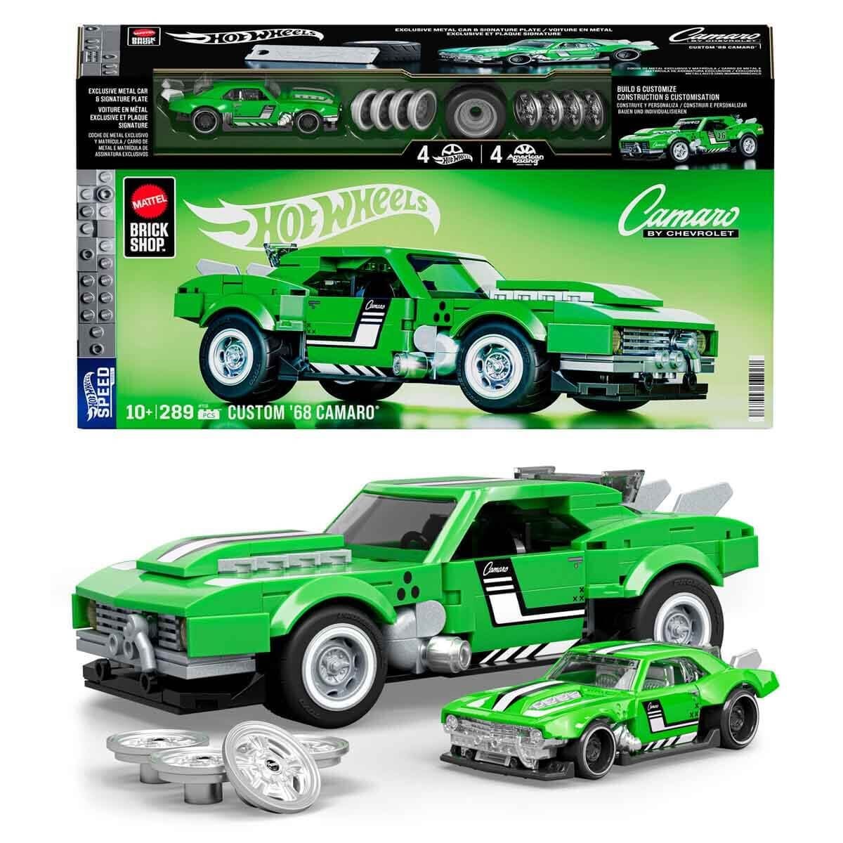 Hot Wheels Speed Serisi Custom'68 Camaro Araba Yapım Seti 289 Parça-   JFT16