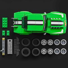 Hot Wheels Speed Serisi Custom'68 Camaro Araba Yapım Seti 289 Parça-   JFT16