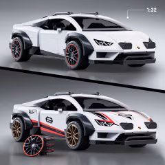 Mattel Brick Shop Hot Wheels Speed Serisi Lamborghini 268 Parça-  JHG75