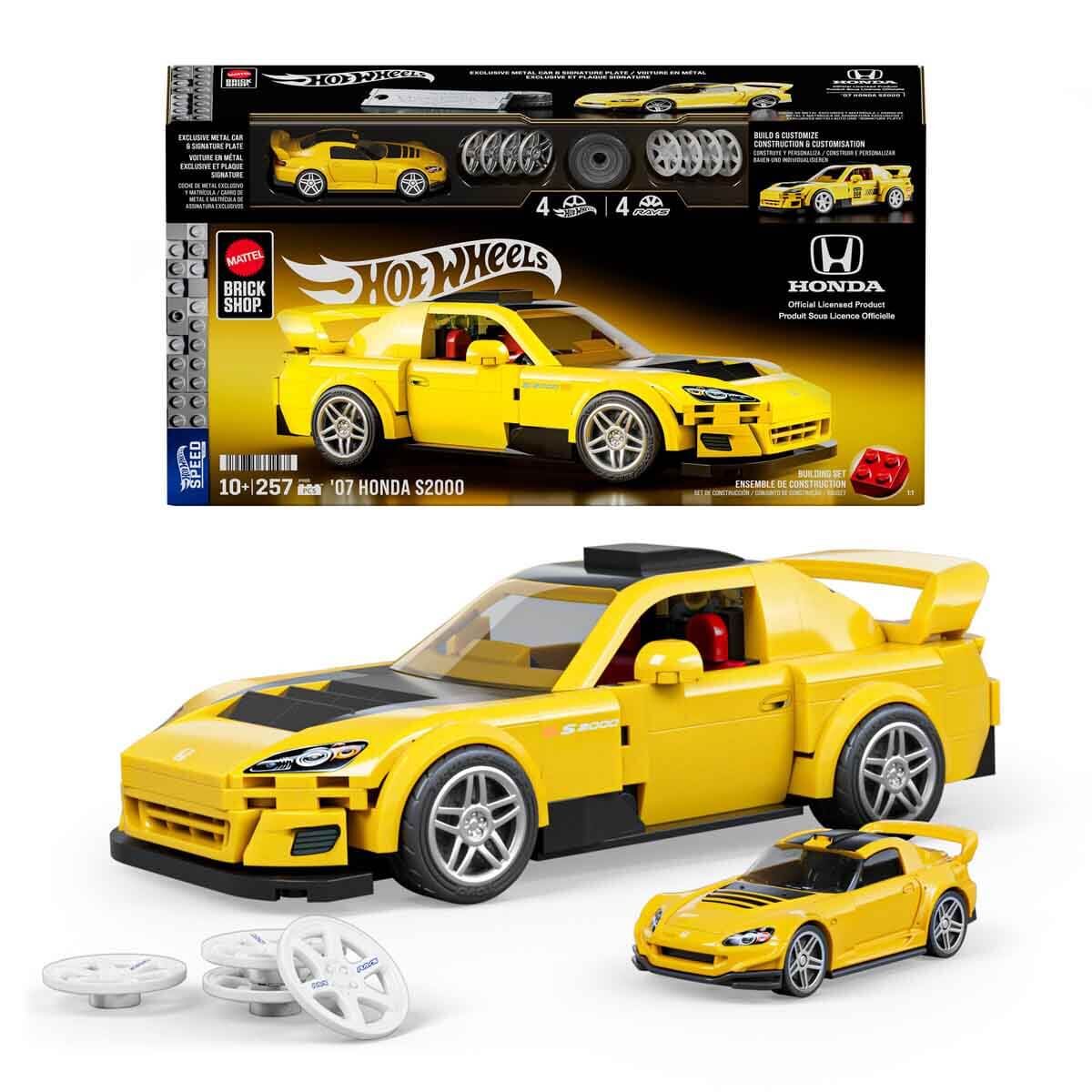 Hot Wheels Speed Serisi ‘07 Honda S2000 Araba Yapım Seti 257 Parça-  JFR88