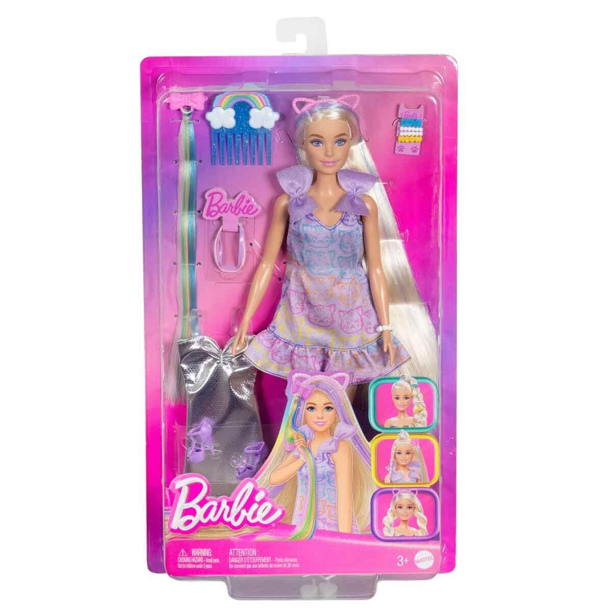 Barbie Upuzun Muhteşem Saçlı Bebekler-Saç Tasarım Oyun Seti-  JCT72