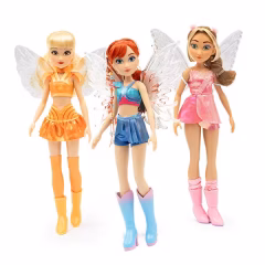 Işıklı Winx Kanatlı Periler Flora - (W010101GIP19875F)