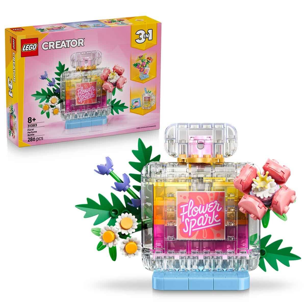 31383 LEGO® Creator 3’ü 1 Arada Çiçekli Dekoratif Parfüm Şişesi