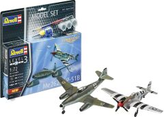 Revell Model Set Combat Set Me262 & P-51B (63711)