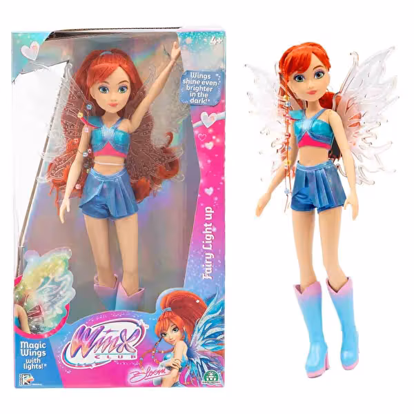 Işıklı Winx Kanatlı Periler Bloom - (W010101GIP19875B)