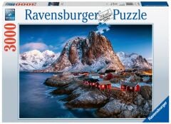 3000 Parça Puzzle Hamnoy, Norveç (170814)