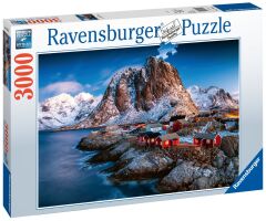 3000 Parça Puzzle Hamnoy, Norveç (170814)