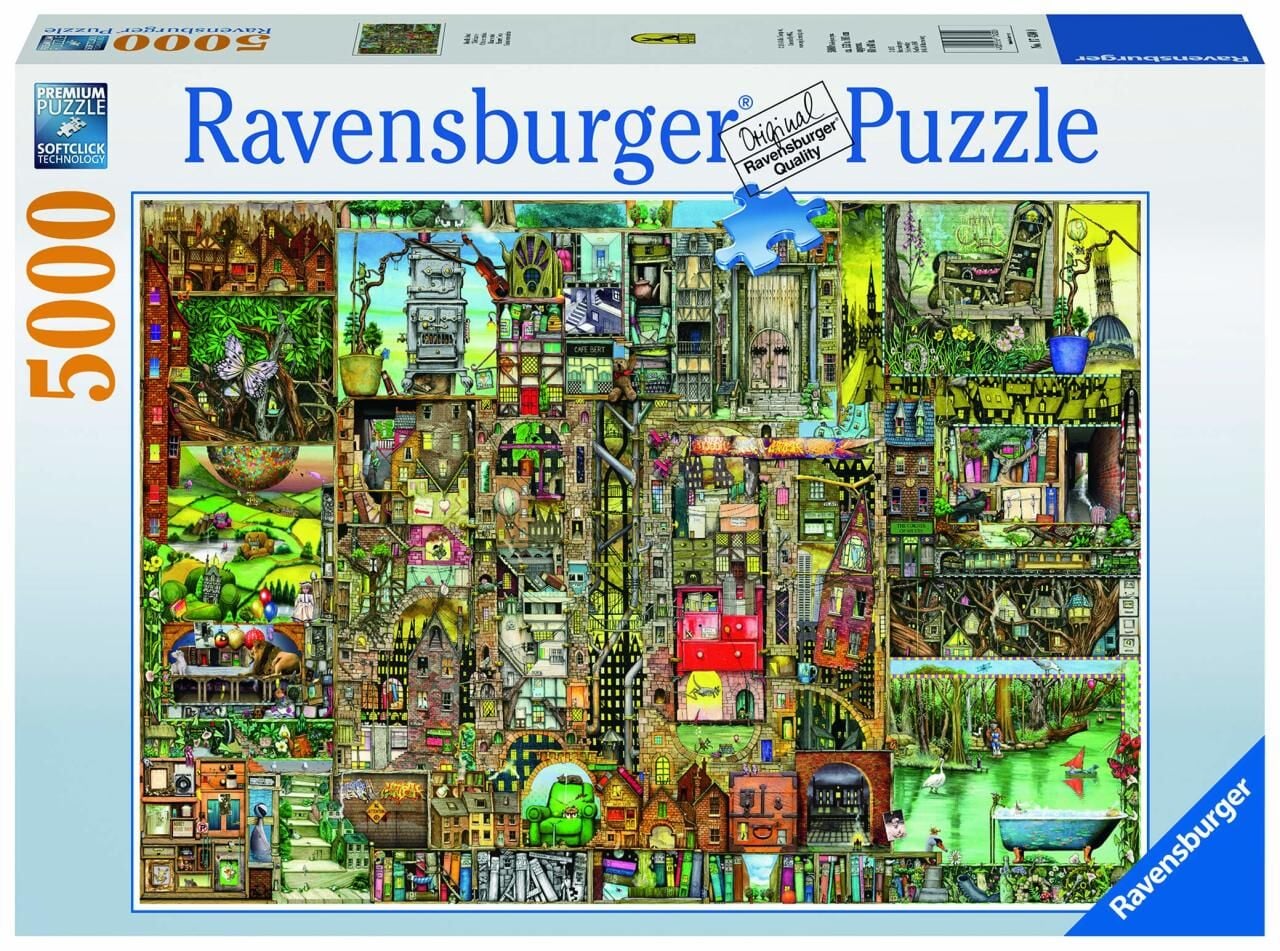 5000 Parça Puzzle Colin Thompson - Tuhaf Kasaba (174300)