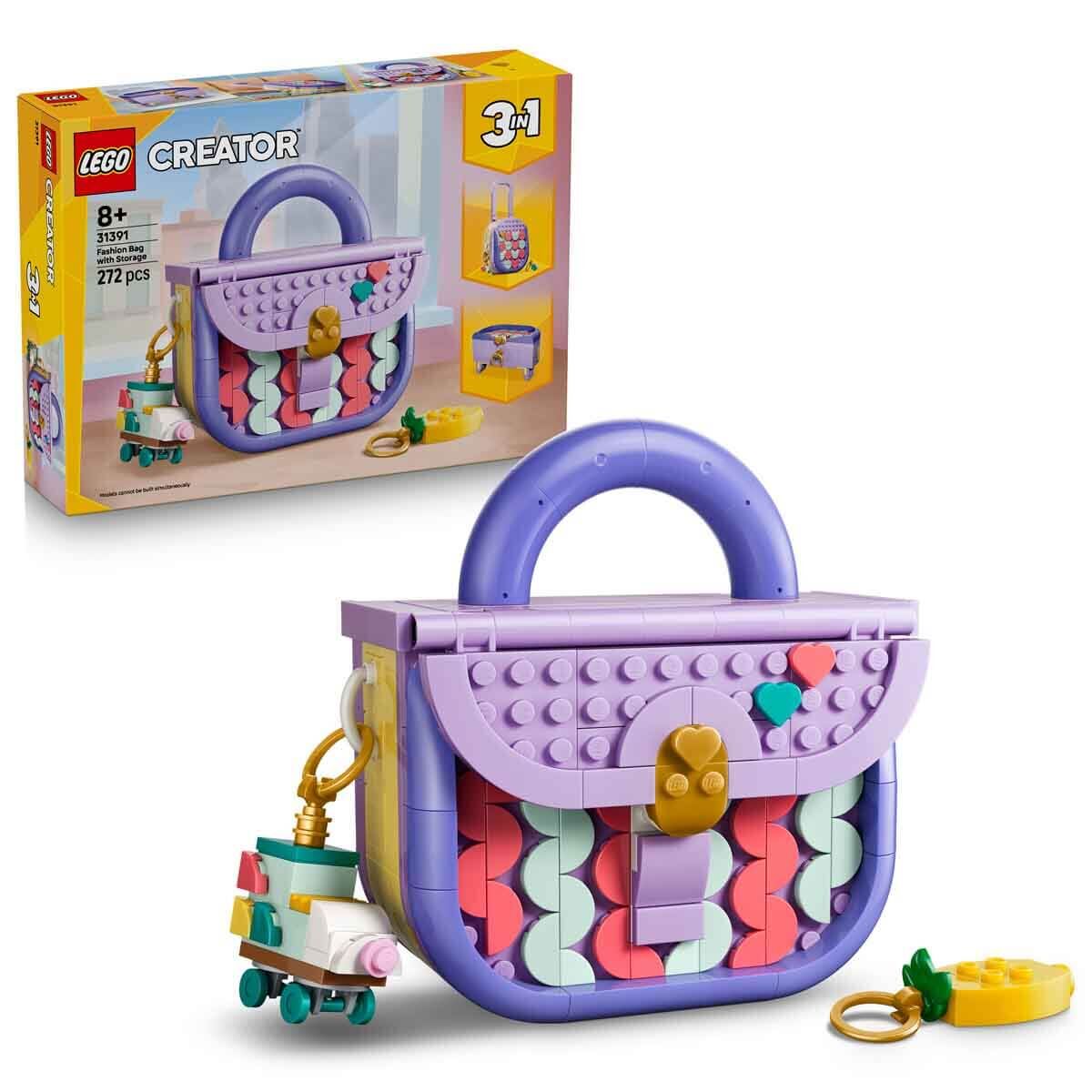 31391 LEGO® Creator 3’ü 1 Arada Saklama Bölmeli Tasarım Çanta
