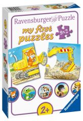 9x2 Parça Puzzle İnşaatçı Hayvanlar (030743)