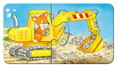 9x2 Parça Puzzle İnşaatçı Hayvanlar (030743)