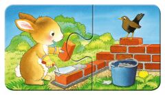 9x2 Parça Puzzle İnşaatçı Hayvanlar (030743)