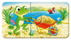 9x2 Parça Puzzle İnşaatçı Hayvanlar (030743)