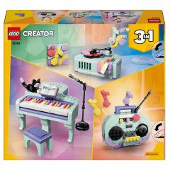 31392 LEGO® Creator 3’ü 1 Arada Müzikal Dekor Kedili Piyano