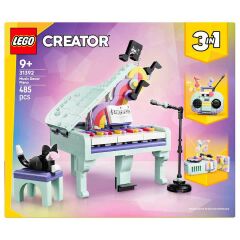 31392 LEGO® Creator 3’ü 1 Arada Müzikal Dekor Kedili Piyano