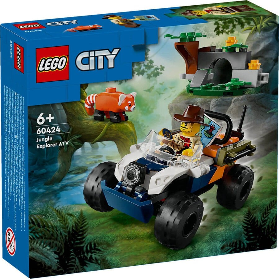 60424 LEGO® City Orman Kaşifinin ATV’li Kırmızı Panda Görevi