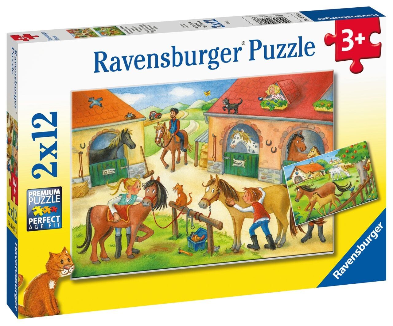 2x12 Parça Puzzle At Çiftliği (051786)