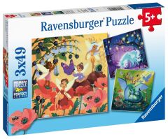 3x49 Parça Puzzle Sihirli Karakterler (051816)