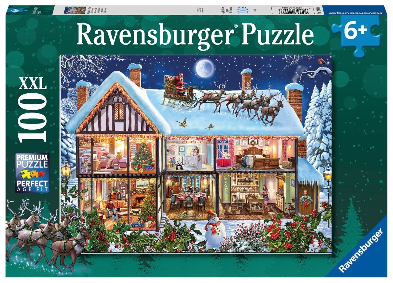 100 Parça Puzzle Evde Yılbaşı (129966)