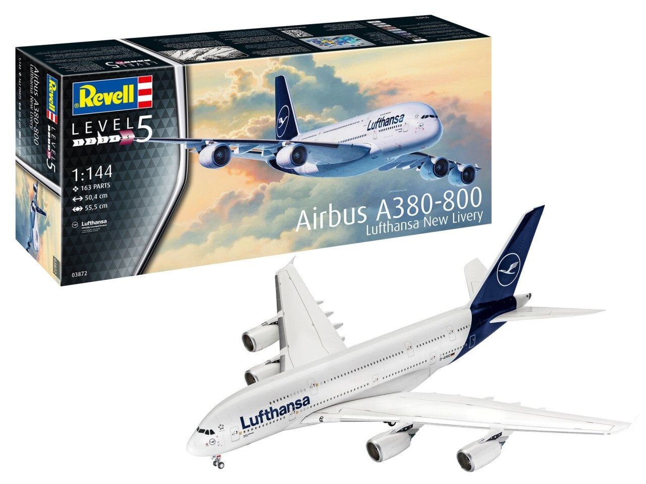 Revell Airbus A380-800 Lufthansa New Livery (03872)