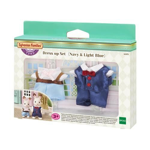 Sylvanian Families Dress S Navy & L Blue (6019)
