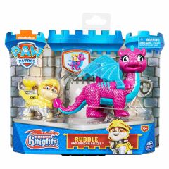 Spinmaster Paw Patrol Rescue Knights Oyun Seti - Rubble And Dragon Blizzie (778988433997)