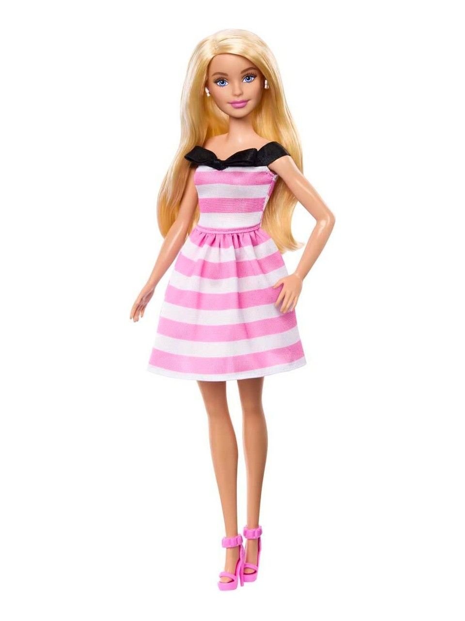 Barbie 65. Yıl Özel Pembe Elbiseli Bebek HTH66