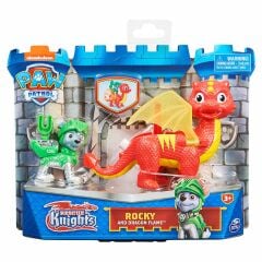 Spinmaster Paw Patrol Rescue Knights Oyun Seti - Rocky And Dragon Flame (778988433997)
