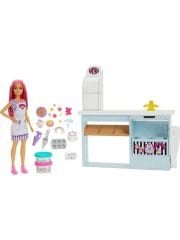 Barbie'nin Pasta Dükkan Oyun Seti HGB73