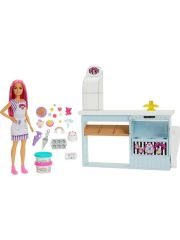 Barbie'nin Pasta Dükkan Oyun Seti HGB73