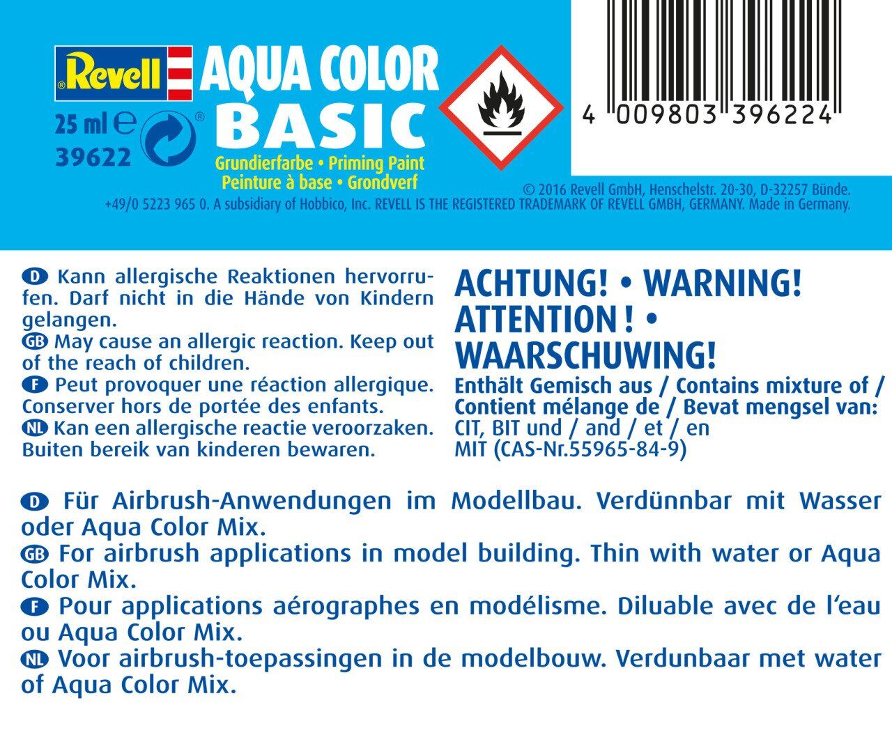 Revell Su Boya Basic 25ml (39622)
