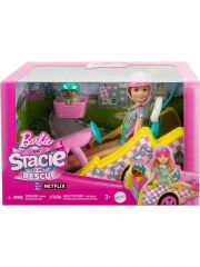 Barbie Stacie Go Kart Yapıyor Oyun Seti HRM08