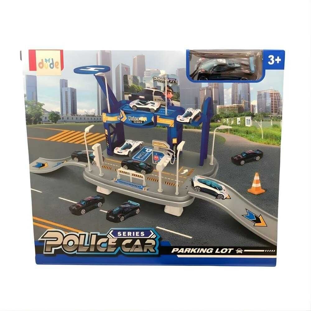 Seher İki Katli Polis Garaj Seti SH40555 (SEHER-SH40555)