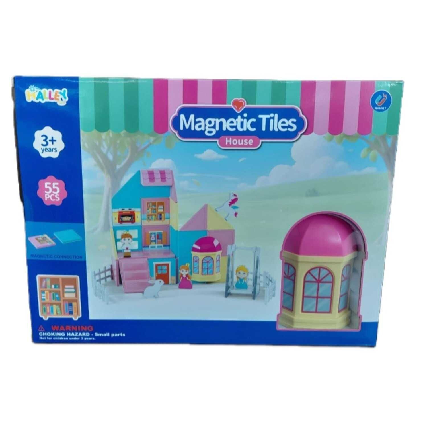 Seher 55 Parça Magnet Standart Seri Renkli Bloklar (SEHER-SH59691)