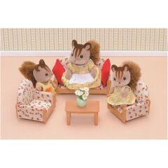 Sylvanian Families 3 Parça Koltuk Seti ve Orta Sehpa (4464)
