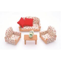Sylvanian Families 3 Parça Koltuk Seti ve Orta Sehpa (4464)