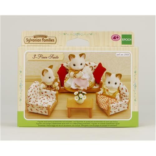 Sylvanian Families 3 Parça Koltuk Seti ve Orta Sehpa (4464)