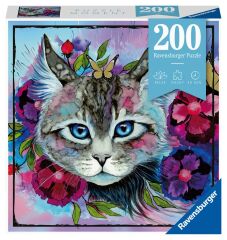 Ravensburger 200 Parçalı Puzzle Kedi (129607)