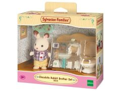 Sylvanian Families Çikolata Kulaklı Tavşan Erkek Kardeş ve Tuvalet (5015)