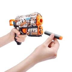 X-Shot Skins Flux Sonic The Hedgehog 8 Mermili Sünger Dart Atan Silah 21 cm - Retro