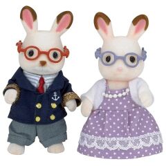 Sylvanian Families Çikolata Kulaklı Tavşan Anneanne & Dede (5190)