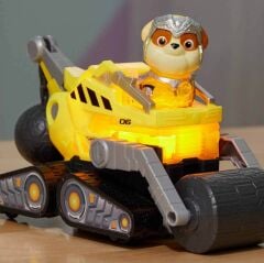Spinmaster PAW Patrol The Mighty Movie Figür ve Araçları - Rubble (778988486665)