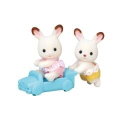 Sylvanian Families Çikolata Kulaklı Tavşan İkiz Bebekleri (5420)