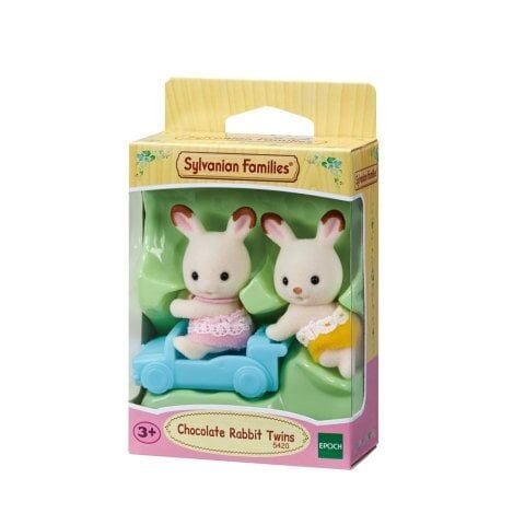 Sylvanian Families Çikolata Kulaklı Tavşan İkiz Bebekleri (5420)