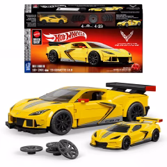 Mattel Brick Shop Hot Wheels Speed  Serisi Corvette-  JKR19