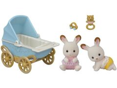 Sylvanian Families Çikolata Kulaklı İkiz Tavşan Bebek (5432)