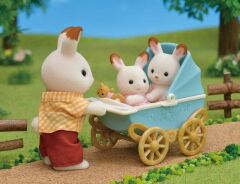 Sylvanian Families Çikolata Kulaklı İkiz Tavşan Bebek (5432)