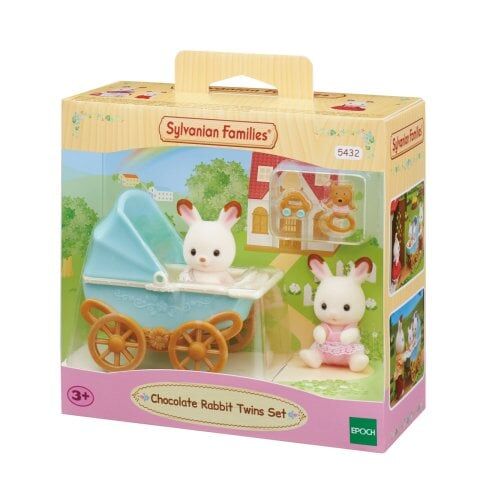 Sylvanian Families Çikolata Kulaklı İkiz Tavşan Bebek (5432)